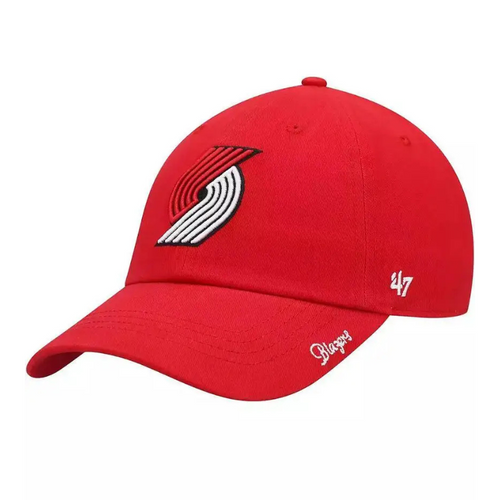 Women's '47 Red Portland Trail Blazers Miata Clean Up Adjustable Hat-Women's Caps-Arimonz-Red-One Size Fits All-Arimonz