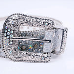 Women's Jeans Rhinestone Shiny Rivet Design Y2K Style Denim Shiny Belt-Belts-Arimonz-Arimonz