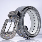Women's Jeans Rhinestone Shiny Rivet Design Y2K Style Denim Shiny Belt-Belts-Arimonz-Arimonz