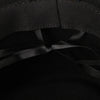Wool Black Billycock Fedora Hat Elegant Roll Brim Concave Convex Hat-Hats-Arimonz-Arimonz