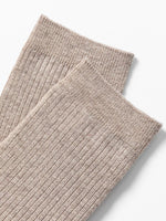 Wool Blend Calf Length Stockings Winter Warm Knitted Long Socks-Socks & Tights-Arimonz-Arimonz