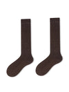 Wool Blend Calf Length Stockings Winter Warm Knitted Long Socks-Socks & Tights-Arimonz-Brown-One Size-Arimonz
