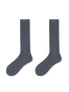 Wool Blend Calf Length Stockings Winter Warm Knitted Long Socks-Socks & Tights-Arimonz-Dark Gray-One Size-Arimonz