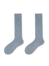 Wool Blend Calf Length Stockings Winter Warm Knitted Long Socks-Socks & Tights-Arimonz-Light Gray-One Size-Arimonz