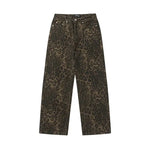 Y2k Spring Autumn Print Leopard Woman Jeans Oversize Wide Leg Pants-Pants-Arimonz-Leopard 2-S-Arimonz