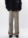 Y2k Vintage Leopard Print Loose Women Jeans Straight High Waist Jeans-Skinny Jeans-Arimonz-Arimonz