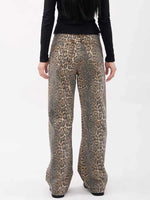 Y2k Vintage Leopard Print Loose Women Jeans Straight High Waist Jeans-Skinny Jeans-Arimonz-Arimonz