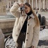 Thicken Warm Teddy Fur Jacket Coat Women Casual Lamb Faux Fur Overcoat