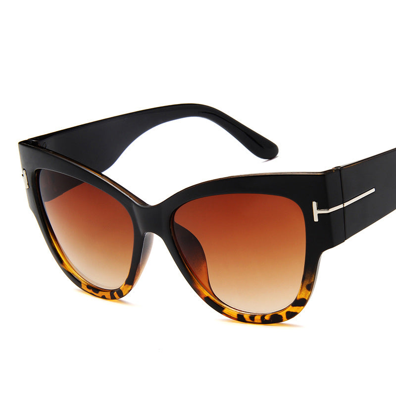 Cat Eye Women Sunglasses Female Gradient Points Sun Glasses