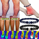 Obsidian Anklet Adjustable Weight Loss Magnetic Therapy Magnet Anklet
