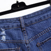 Women Summer Shorts Ripped Jeans High Waist Regular Denim Short