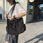Girl Handbag Canvas Teenager Shoulder Bags Teenage Women Messenger Bag