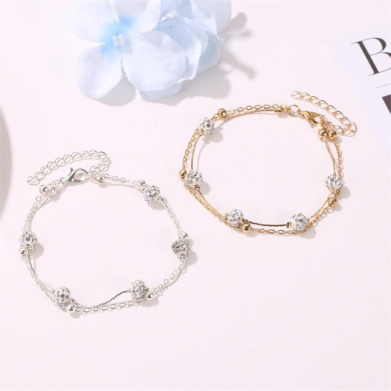 2pcs Anklets for Women Foot Accessory Summer Beach Barefoot Anklet-Anklets-Arimonz-Arimonz
