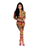 2pcs Elegant Style Suit Women Retro Style Long-Sleeved BodySuit-Night Out Jumpsuits & Rompers-Arimonz-rose Red-S-Arimonz