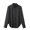2pcs Pants Shirts Sets Fashion Solid Blouse Casual Turn Down Collar-Wear To Work Sets-Arimonz-Top-XS-Arimonz