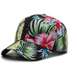 3D Flower Printed Baseball Caps Women Tie-Dyed Adjustable Casual Hat-Women's Caps-Arimonz-Arimonz