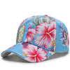 3D Flower Printed Baseball Caps Women Tie-Dyed Adjustable Casual Hat-Women's Caps-Arimonz-Arimonz