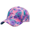 3D Flower Printed Baseball Caps Women Tie-Dyed Adjustable Casual Hat-Women's Caps-Arimonz-Arimonz