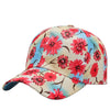 3D Flower Printed Baseball Caps Women Tie-Dyed Adjustable Casual Hat-Women's Caps-Arimonz-Arimonz