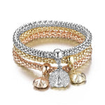 3pcs Crystal Charm Bracelet For Women Jewelry Bracelet Chain Jewelry-Braceletes-Arimonz-Beatles-Arimonz