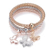 3pcs Crystal Charm Bracelet For Women Jewelry Bracelet Chain Jewelry-Braceletes-Arimonz-Butterfly-Arimonz