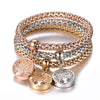 3pcs Crystal Charm Bracelet For Women Jewelry Bracelet Chain Jewelry-Braceletes-Arimonz-Tree of life-Arimonz