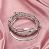 3pcs Set Fashion Thick Chain Link Bracelets Bangles For Women-Braceletes-Arimonz-Arimonz