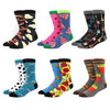 6 pairs Socks Casual Personality Design Streetwear Socks for Women-Socks & Tights-Arimonz-11-Arimonz