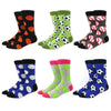 6 pairs Socks Casual Personality Design Streetwear Socks for Women-Socks & Tights-Arimonz-Arimonz