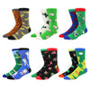 6 pairs Socks Casual Personality Design Streetwear Socks for Women-Socks & Tights-Arimonz-15-Arimonz