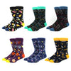 6 pairs Socks Casual Personality Design Streetwear Socks for Women-Socks & Tights-Arimonz-Arimonz