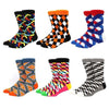 6 pairs Socks Casual Personality Design Streetwear Socks for Women-Socks & Tights-Arimonz-16-Arimonz
