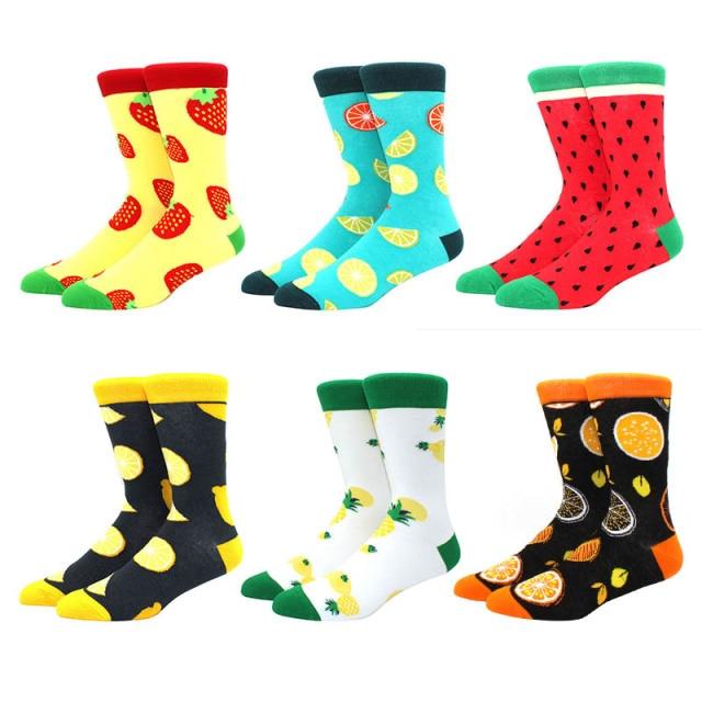 6 pairs Socks Casual Personality Design Streetwear Socks for Women-Socks & Tights-Arimonz-17-Arimonz