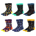 6 pairs Socks Casual Personality Design Streetwear Socks for Women-Socks & Tights-Arimonz-2-Arimonz