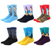6 pairs Socks Casual Personality Design Streetwear Socks for Women-Socks & Tights-Arimonz-22-Arimonz