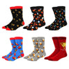 6 pairs Socks Casual Personality Design Streetwear Socks for Women-Socks & Tights-Arimonz-Arimonz
