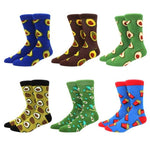 6 pairs Socks Casual Personality Design Streetwear Socks for Women-Socks & Tights-Arimonz-28-Arimonz