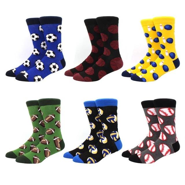 6 pairs Socks Casual Personality Design Streetwear Socks for Women-Socks & Tights-Arimonz-3-Arimonz