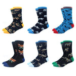 6 pairs Socks Casual Personality Design Streetwear Socks for Women-Socks & Tights-Arimonz-35-Arimonz