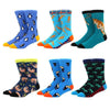 6 pairs Socks Casual Personality Design Streetwear Socks for Women-Socks & Tights-Arimonz-37-Arimonz