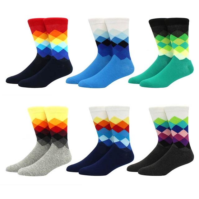 6 pairs Socks Casual Personality Design Streetwear Socks for Women-Socks & Tights-Arimonz-4-Arimonz