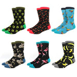 6 pairs Socks Casual Personality Design Streetwear Socks for Women-Socks & Tights-Arimonz-Arimonz