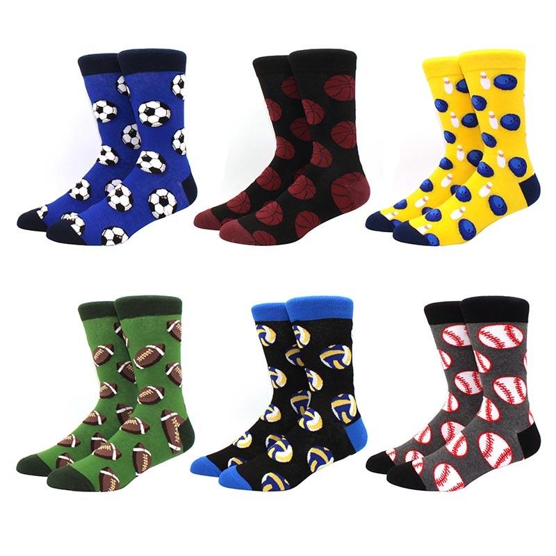 6 pairs Socks Casual Personality Design Streetwear Socks for Women-Socks & Tights-Arimonz-Arimonz