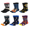 6 pairs Socks Casual Personality Design Streetwear Socks for Women-Socks & Tights-Arimonz-Arimonz