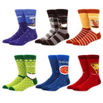 6 pairs Socks Casual Personality Design Streetwear Socks for Women-Socks & Tights-Arimonz-9-Arimonz