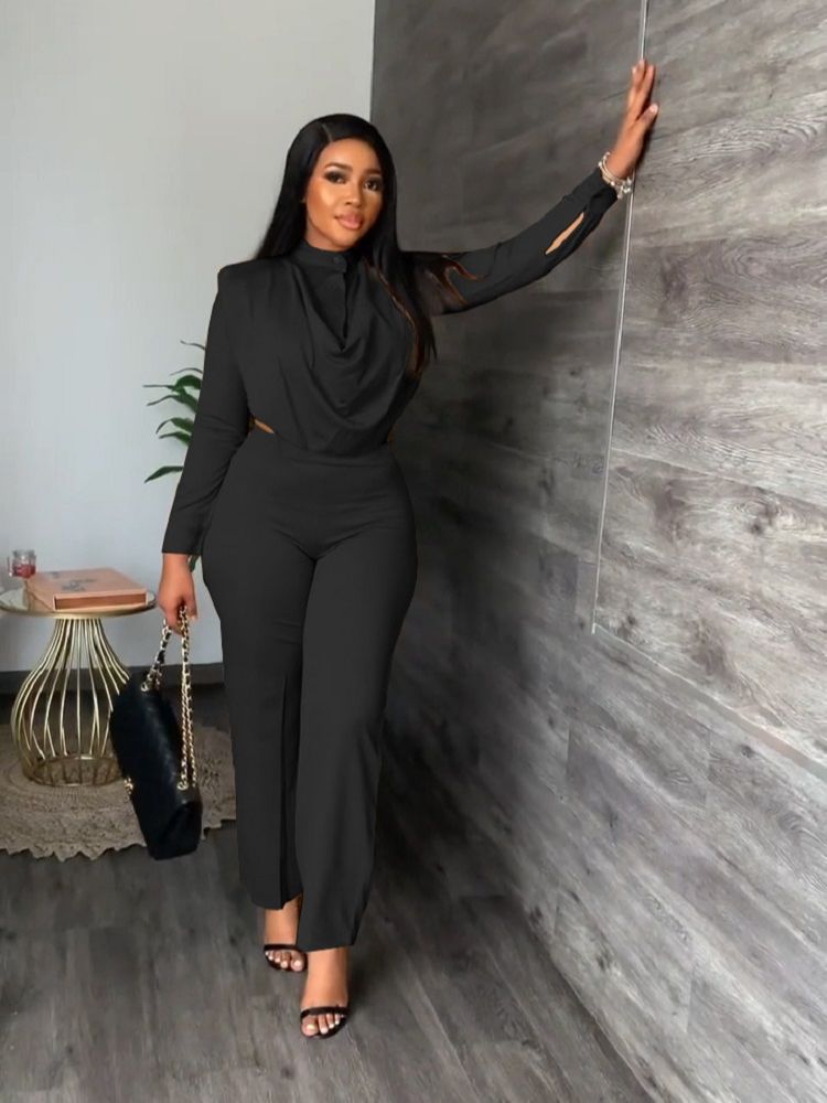 Elegant Two 2 Piece Sets Women Tracksuit Woman Office Outfits