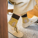 Women Socks Autumn Winter Thicken Warm Wool Long Retro Socks for Women