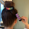 Rainbow Hair Clips For Bun Hair Clamps Candy Color Hair Accessories