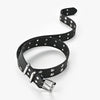 Star Eye Rivet Belt Goth Style Double Pin Buckle Waistband