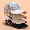 Baseball Cap Women Flower Embroidery Sun Hats Adjustable Snapback